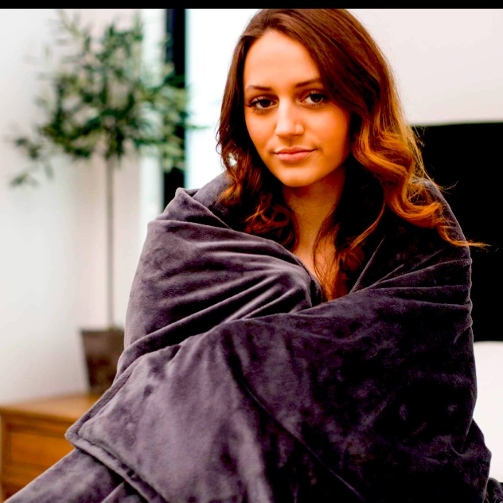 2Mosaic weighted blanket duvet covers 1full/1queen